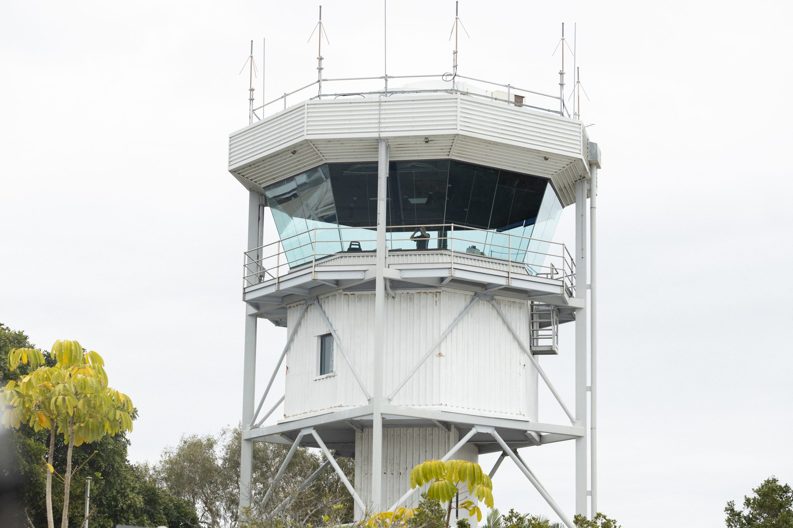 Exterior of Sunshine Coast Air Traffic Control Tower