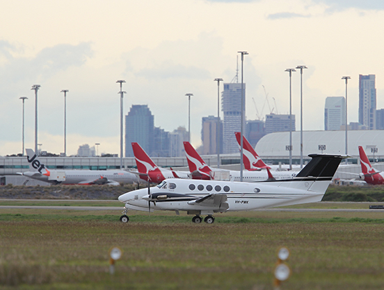 Aeroplane at the airport