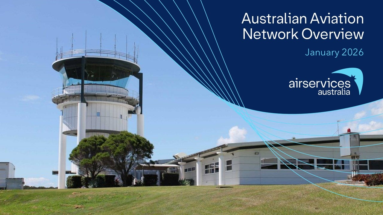 Gold Coast Air Traffic Control Tower against a blue sky backdrop