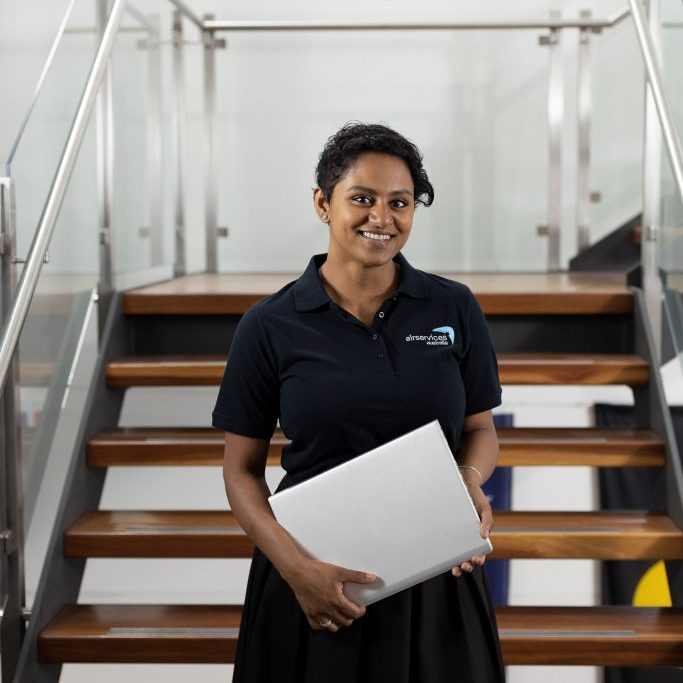 Airservices Australia team member in our offices.